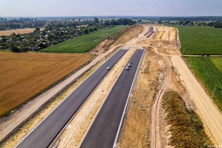 Zaawansowanie robót przy budowie drogi S1 dochodzi już do 60%
